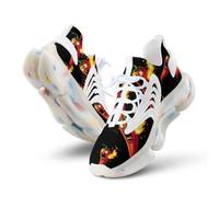 Fire Breathing Red Hot Chili Men’s Running Shoes Comfortable Sneakers