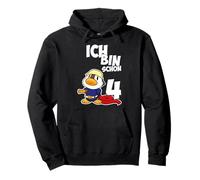 Fire Brigade 4th Birthday Boys and Girls 4 Years Pullover Hoodie