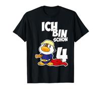 Fire Brigade 4th Birthday Boys and Girls 4 Years Value Graphic T-Shirt