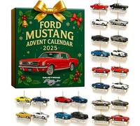 Fire Brigade Advent Calendar 2025 with 24 Miniature Fire Engines, 2D Flat Acrylic Countdown Calendar for Children and Collectors, 24 Different Fire Brigade Sets for Christmas Gifts (D)