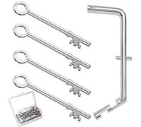 Fire Brigade Drop Keys Set, 4Pcs FB2 Fireman, Drop Key
