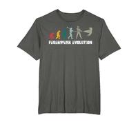 Fire Brigade Evolution Firefighter Evolution T-Shirt, Men's Big and Tall, Asphalt Grey, 3X Tall