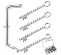 Fire Brigade FB Key, FB Fire Brigade Drop Keys - 4Pcs FB1 Fireman and Drop Key