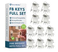 Fire Brigade Key Set of 8 FB1 FB2 FB4 FB5 FB11 FB14 Zinc Alloy (10)