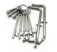 Fire Brigade Keys 10Pcs Set - FB1 FB2 FB4 FB11 FB14 w/Drop for Fire Doors