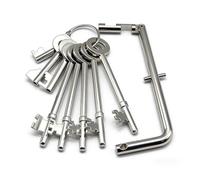 Fire Brigade Keys 9Pcs Set - FB1 FB2 FB4 FB11 FB14 w/Drop for Fire Doors