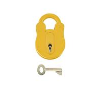 Fire Brigade Padlock Yellow (FB14) and Key