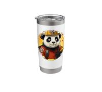 Fire Brigade Panda Stainless Steel Insulated Tumbler