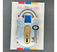 Fire Brigade Products FB11P 2.5" Old English Padlock Silver with One Key Pack of 1