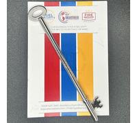 Fire Brigade Products FB1L Fire Brigade Genuine Mortise or Rim Key 152mm Extra Long Pack of 1