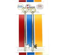Fire Brigade Products FB1L Fire Brigade Genuine Mortise or Rim Key 152mm Extra Long Pack of 2