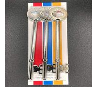 Fire Brigade Products FB2 Fire Brigade Genuine Mortice or Rim Keys 102mm Long Pack of 3