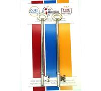 Fire Brigade Products FB2L Fire Brigade Genuine Mortise or Rim Key 152mm Extra Long Pack of 2