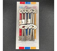 Fire Brigade Products FBW FB5 FB1 Fire Brigade Genuine Small Padlock Key Pack of 10