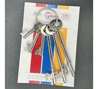 Fire Brigade Products SET6 Genuine Set of 6 Fire Brigade Keys - Comprises one of Each FBWK-FB11K-FB14K-FB1K-FB2K-FB4K Pack of 1
