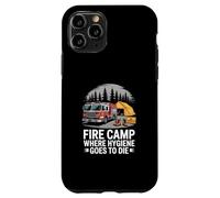 Fire Camp Where Hygiene Dies Wildland Firefighter Case for iPhone 11 Pro