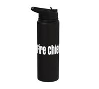 Fire Chief Fire Department Chief Fire Service Chief Stainless Steel Insulated Water Bottle