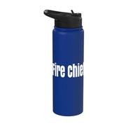 Fire Chief Fire Department Chief Fire Service Chief Stainless Steel Insulated Water Bottle