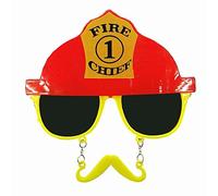 Fire Chief Sunglasses With Moustache