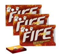 Fire Cinnamon Chewing Gum 39g with Gift Box (V) - Bold & Spicy Flavour Sugar-Free Gum Pack - Dty (3 x Pack)