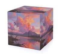 Fire Cloud Magic Cube,The Original 3x3 Cube,Speed Cube Problem-Solving Brain Teaser,Easy Turning Sensory Puzzle Toy,Sensory Stress Relief Form Fidget Toys
