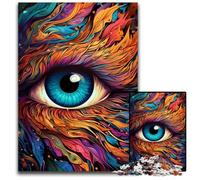 Fire Colored Phoenix Eyes Jigsaw Puzzles for Adults 1000 Piece Jigsaw Puzzles for Adults Gift for Men And Women, Daily & Special Occasion 1000 PCS(38x26cm)