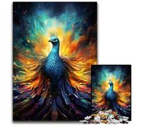 Fire Colored Phoenix Jigsaw Puzzle 1000 Pieces Puzzles for Adults Challenging Brain Teaser Relaxing Toy for Teenagers 1000 PCS(38x26cm)