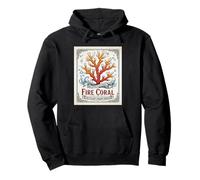 Fire Coral - Cnidariology Coral Ecology Marine Biology Pullover Hoodie