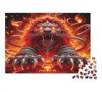 Fire Dee Jigsaw Puzzle Mystical Flames 1000Pc Recycled Paper Adults Jigsaws Fun Game Exercising Hands-on Skills Home Decoration Great Gift Idea 70x50cm/1000pcs