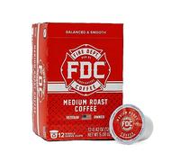 Fire Department Coffee [12 Count] Single Serve Original Medium Roast Coffee Pods, Medium Roast K Cups, Kcups Medium Roast
