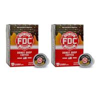 Fire Department Coffee - Give Back Firefighters - Donut Shop Coffee Pods - Medium Roasted - Sweet and Smooth - Roasted in USA - Veteran Owned - 24 Individual Capsules