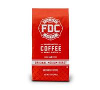 Fire Department Coffee - Gives Back to Firefighters - Balanced & Smooth Original Medium Roast Ground Coffee - Roasted in the USA - Handcrafted with Premium Coffee Beans - Veteran Owned -12 oz