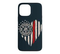Fire Department Fireman Heart Firefighter Case for iPhone 13 Pro Max