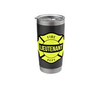 Fire Department Lieutenant Stainless Steel Insulated Tumbler