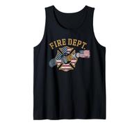 Fire Department Tshirt Logo Uniform Fireman Firefighter Tank Top