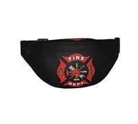 Fire DEPT.Rescue Pattern Fanny Pack for Women Man, Adjustable Casual Waist Belt Bag Crossbody for Sports Travel Hiking Running Jogging