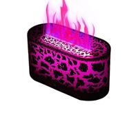Fire Diffuser - Air Purifier with Mood Flame Effect | Multifunctional Silent Humidifier with Automatic Shut Off for Yoga Basement Hotel Wellness Living Room Car Bathroom