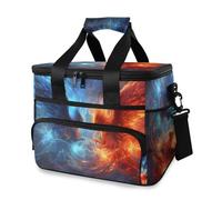 Fire Dinosaur Dragon Wings Cooler Bag Thermal Insulated Picnic Lunch Bag Box Large Cool Bag for Beach Picnic Camping Travel Men Women