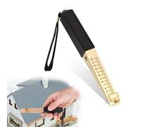 Fire Door Gap Gauge, 1-15mm Wedge-Shaped Vernier Door Gap Measuring Tool for House Engineering Inspection,Feeler Gauges,Durable Material(0.5mm)