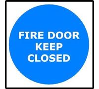 Fire Door Keep Closed | Dibond Aluminium | Safety Compliance, Workplace, Public Buildings, Fire Protection
