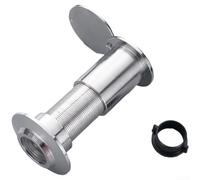 Fire Door Peephole with Wide Angle Lens Anti Theft Door Viewer Adjustable Length Zinc Alloy Secure Privacy Protection for Home and Office Doors (C)