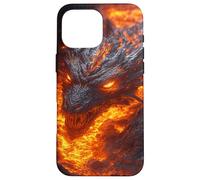 Fire Dragon Emerging from Fiery Lava Depths Case for iPhone 16 Pro Max