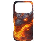 Fire Dragon Emerging from Fiery Lava Depths Case for iPhone 17 Pro
