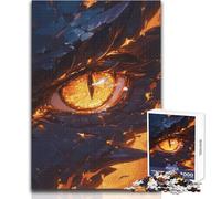 Fire Dragon Eye Legendary Jigsaw Puzzle 1000 Educational Fun Learning Activity Game Perfect Thoughtful Gift for Any Occasion Size 50x75cm