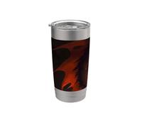 Fire Dragon Mystical Creature fire Dragon Fantasy Stainless Steel Insulated Tumbler