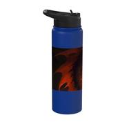 Fire Dragon Mystical Creature fire Dragon Fantasy Stainless Steel Insulated Water Bottle