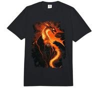 Fire Dragon of Flames Comfort Colors Adult Heavyweight T-Shirt