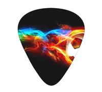 Fire Dragon Roll Soccer Guitar Plectrums 12 Pieces For Ukulele Bass Instrument Accessories