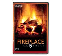 FIRE DVD : FIREPLACE with 4K ULTRA HD Download of Long Wood Fires with Burning Wood Sounds