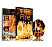 Fire DVD - Shot in HD with Looping Scenes of Fireplaces, Camp Fires, Wood Fires, Log Fires